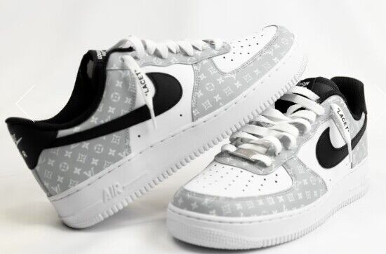 Men's Air Force 1 Low White/Gray Shoes 0294